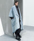 Washed Long Denim Coat